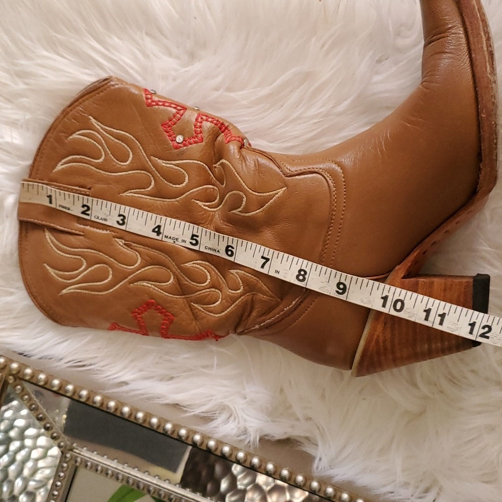 Jar women's brown cowboy Western boots size 7.5 - Picture 12 of 16